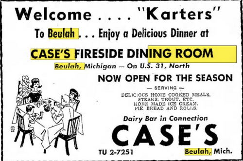 The Original Cherry Hut - 1963 Ad For Case Restaurant